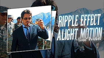 Ae like ripple effect alight motion  preset || Alight motion preset|| devefx