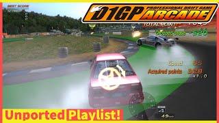 A Drifting Game D1GP! Taito's Arcade Racing Game that Really Isn't Racing! Teknoparrot Fun Long Play screenshot 4