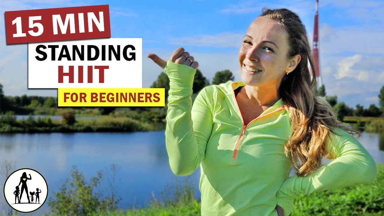 15 MIN INTENSE HIIT WORKOUT For Beginners All Standing Workout YouTube