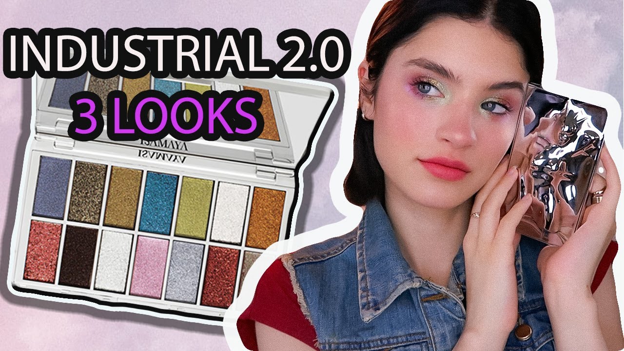 ISAMAYA BEAUTY INDUSTRIAL 2.0 PALETTE! 3 LOOKS YouTube