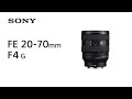 [Sony 索尼公司貨 保固24個月] 全片幅 FE 20-70mm F4 G 超廣角標準變焦鏡頭 SEL2070G product youtube thumbnail