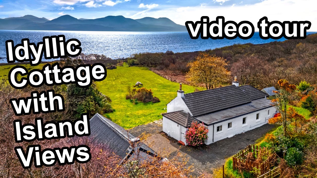 Video Tour of idyllic, peaceful Cottage with views to Isle of Arran