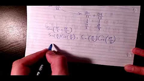 Trigonometry-  how to solve Sin(5π/12)