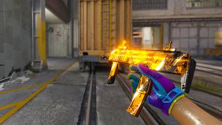 THIS NEW GOLD MP7 IS INSANE🔥🔥- CS2 MP7 Amberline Ingame Showcase - CS2 Dead Hand Collection Skins