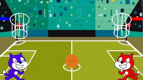 Coding a 2 player basket ball game in scratch