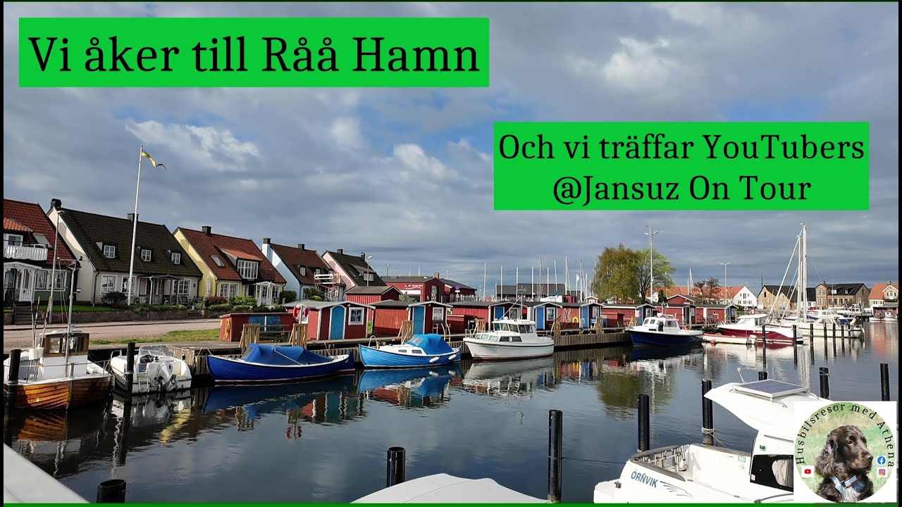 Vi åker till Råå Hamn och träffar YouTubers