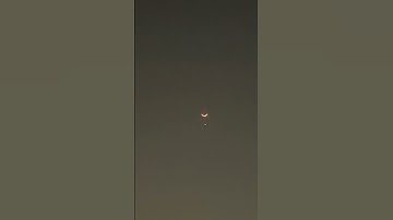 Moon & Venus Conjunction Time Lapse | March 24-2023  | Astronomical Wonder in Sky #shorts #astronomy