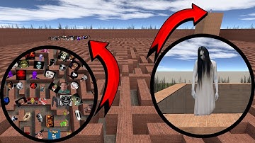 Too Much Nico Nextbots and Nextbots in the Maze | Gmod