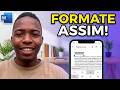 Formatação de texto no word pelo celular: justificação de texto, espaçamento entre linhas, organizar