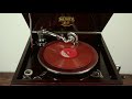 Sonora Signed Antique Mahogany Phonograph, Wind Up Player &amp; Records #29159
