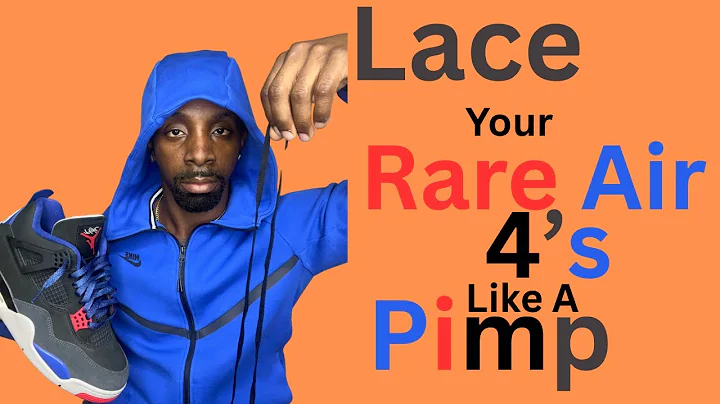 How to Lace Air Jordan 4 Rare Airs | Step-by-Step Loose Lacing Tutorial for Style & Comfort