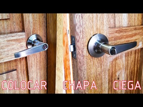 Video: ¿Cómo elegir e insertar una cerradura para una puerta interior?