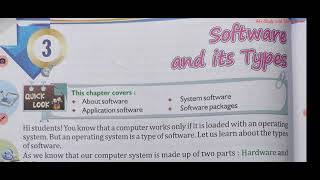 Class-5 ; Sub-computer ; ch-3  ; Software and it's Types ; part-1 Net Worth