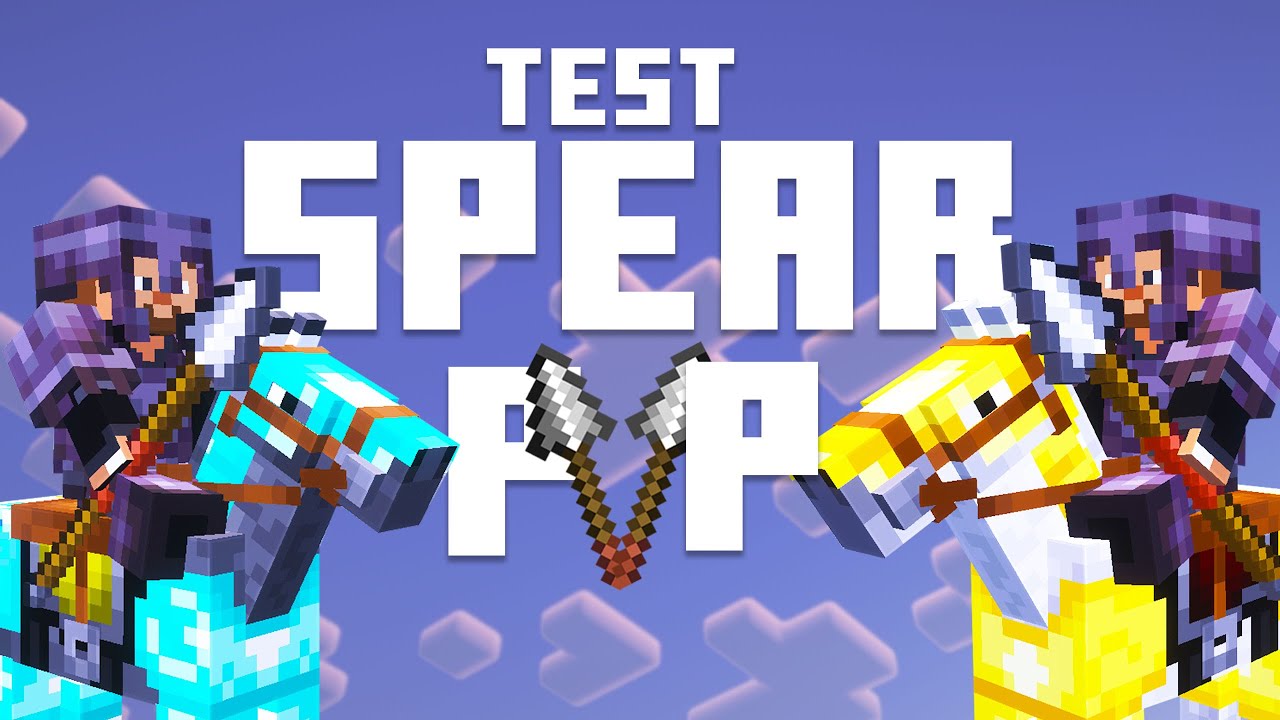 Minecraft BEST PVP with NEW Spear Weapon