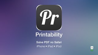 Printability • Salve PDF no Safari • oBig.com.br