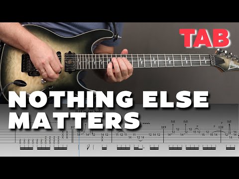 Nothing Else Matters (PDF + Guitar Pro Tab + Guitar tone + Backing Track) - Metalica