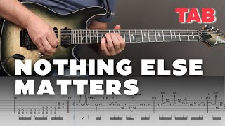 NOTHING ELSE MATTERS - METALLICA, Guitar Tab, Lesson