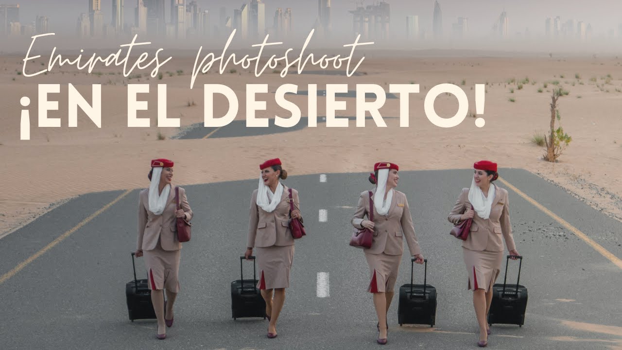 EMIRATES CREW DESERT PHOTOSHOOT - Last Goodbye! - YouTube