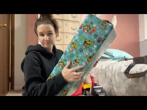 ASMR Wrap Gifts & Ramble Chat With Me