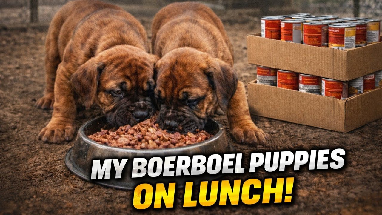 “Family Pet or Farm Beast? The Truth About My Boerboel - Boerboel  puppies  on Lunch meal