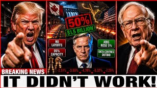 BREAKING: Trump Doubled Aluminum Tariffs to 50% — Quebec Responded by Spending $1.5 Billion |Buffett