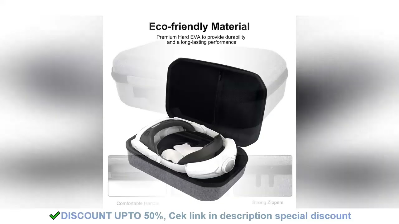 Portable Carrying Case For Meta Quest 3 Travel Case VR Larger Capacity Storage Bag For Quest 3 Prote