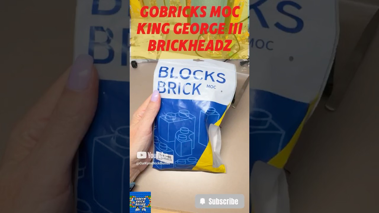 👑 King George III Brickheadz Speed Build! 🏗️ LEGO-Style Historical Figure! 🇬🇧 