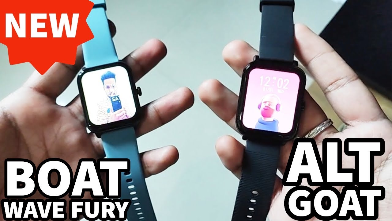 boAt wave fury vs alt goat | under 1500 which is best | amoled vs TFT 