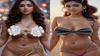 Ai art cute girls all indian actress and models ai generated hot bikini lookbook bithiya