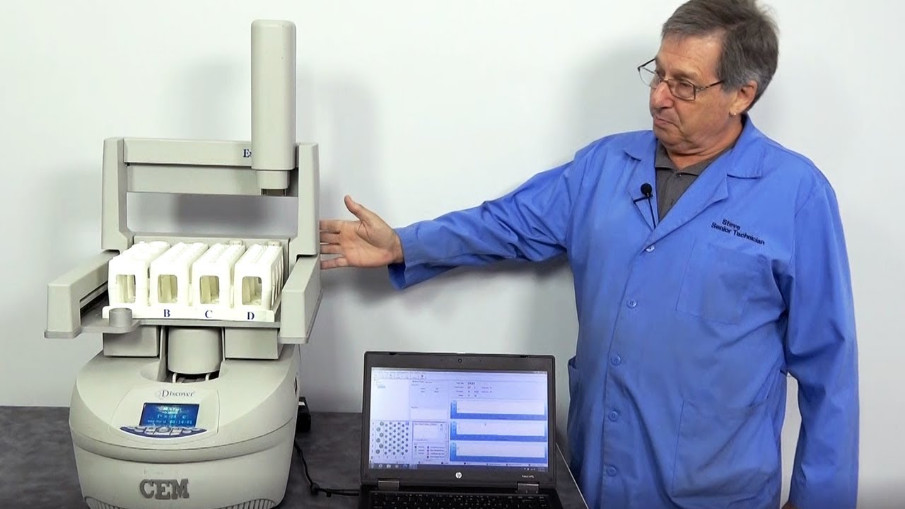 CEM Discover-S Microwave Digestion System 908850 with Explorer 48, Laptop, and Software