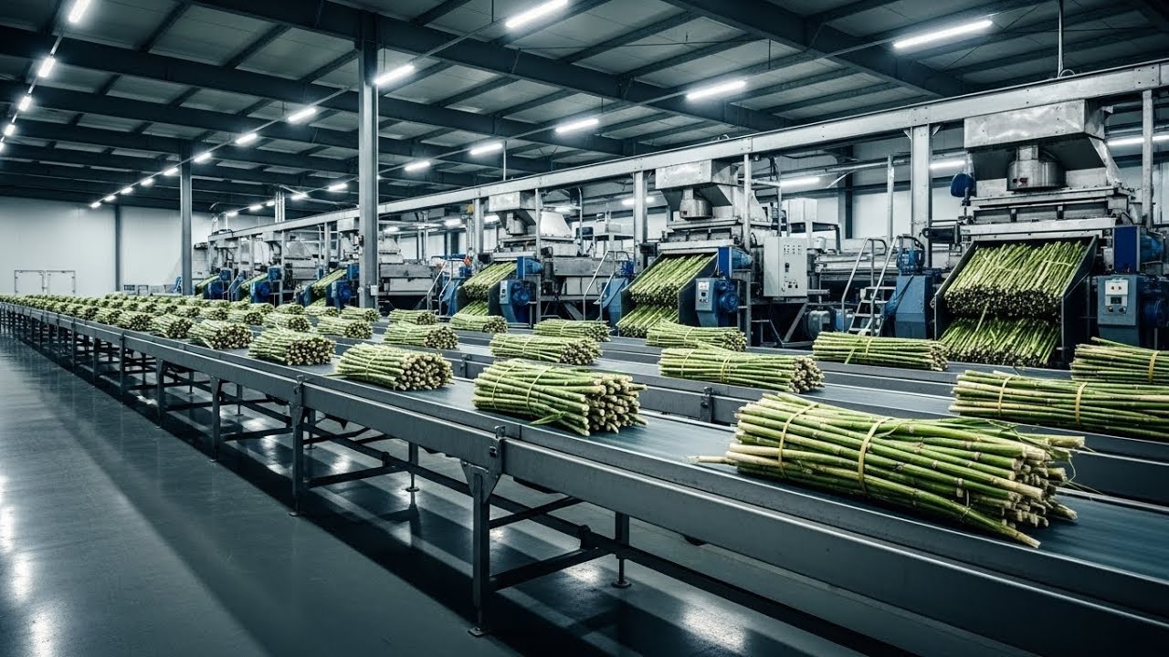 How Sugarcane Juice Is Made in a Modern Factory | Step-by-Step Process.