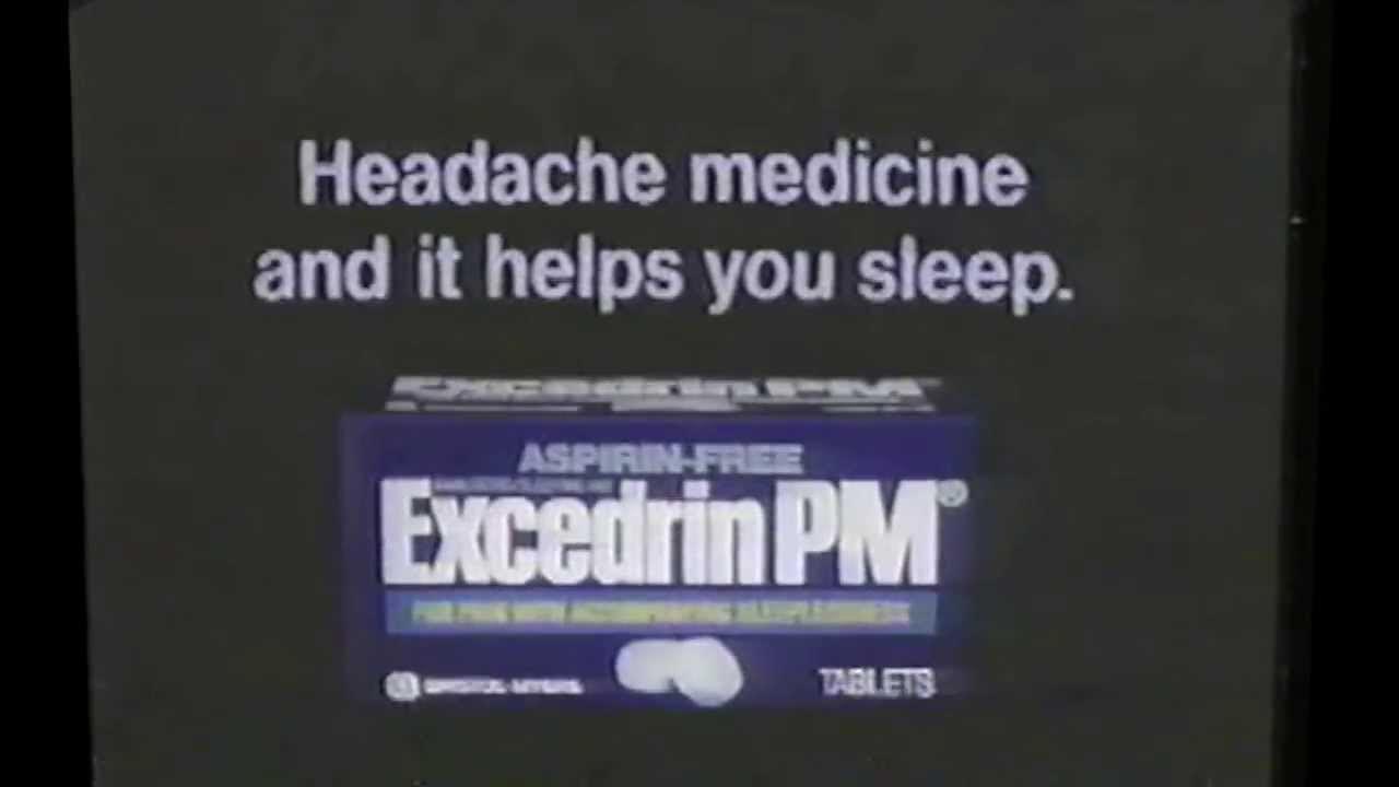 Excedrin PM Commercial YouTube
