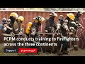 Since 2010 PCPM Foundation conducts training to firefighters across the three continents