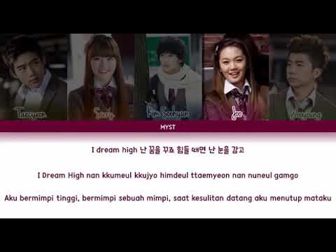 Dream High (드림하이) - Love High (Color Coded Lyrics HANROMINDO) Sub Indo Lirik Terjemahan
