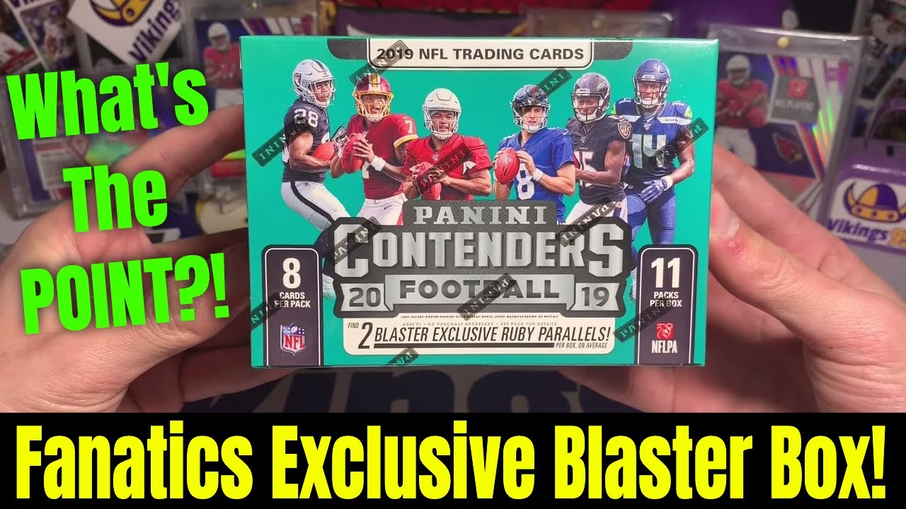 Fanatics Exclusive 2019 Contenders Blaster Box! What Was The POINT?! -  YouTube