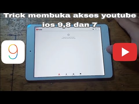 Trik mengatasi YouTube iphone 4,4s, iPad 2,3,mini 1 tidak bisa dibuka (ios 9,8,7) JAILBREAK