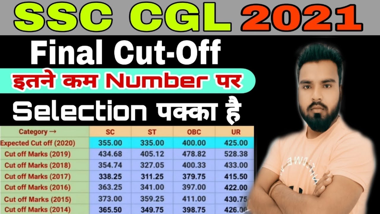 SSC CGL Final Expected Cut-Off 2021 || SSC CGL 2021 Final Cut-off || SSC CGL 2021 Cut-Off