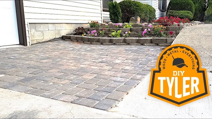 Super Easy String Line Trick  #hardscaping #pavers #construction 