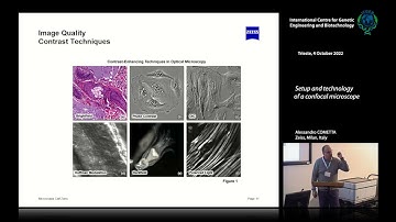 A. Cometta  - Setup and technology of a confocal microscope