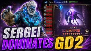 SERGEI DOMINATES GD2-13 | Full Gear Dungeon 2-13 Guide And Setup | Watcher of Realms