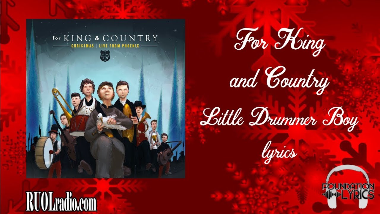 For King and Country- Little Drummer Boy lyrics - YouTube