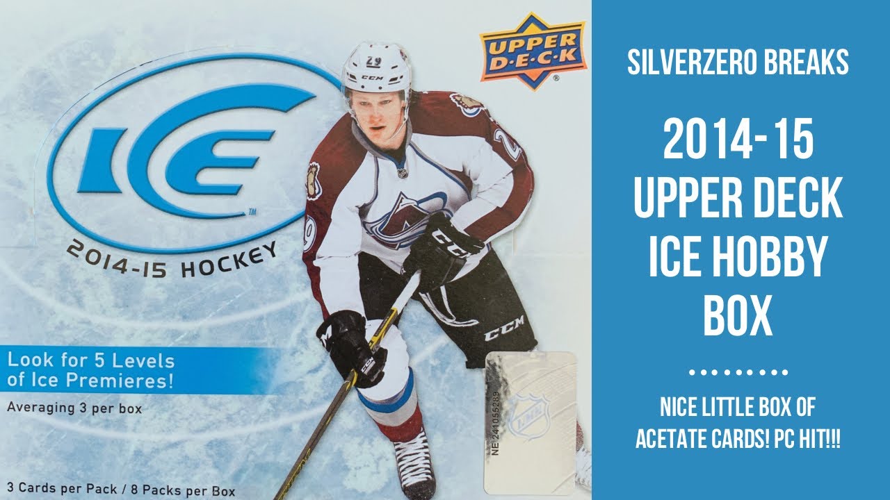 THROWBACK HOCKEY: 2014-15 UPPER DECK ICE HOBBY BOX: NICE LITTLE BOX OF ACETATE CARDS!