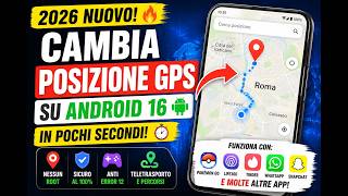 2026 Nuovo 🔥 Cambiare Posizione GPS su Android 16 in pochi secondi – Senza Root o Jailbreak
