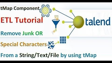 Talend ETL -  How to handle junk characters by tMap Components