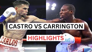 Bruce Carrington vs Carlos Castro Highlights & Knockouts