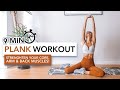 9 MIN PLANK WORKOUT (Core, Arms & Back) | Karın, Kol ve Sırt Güçlendirme Egzersizleri | Eylem Abaci