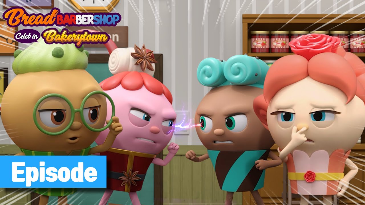 Bread Barbershop: Знаменитость в городе пекарен | Войны стилей | английский /анимация/десерт/муль...