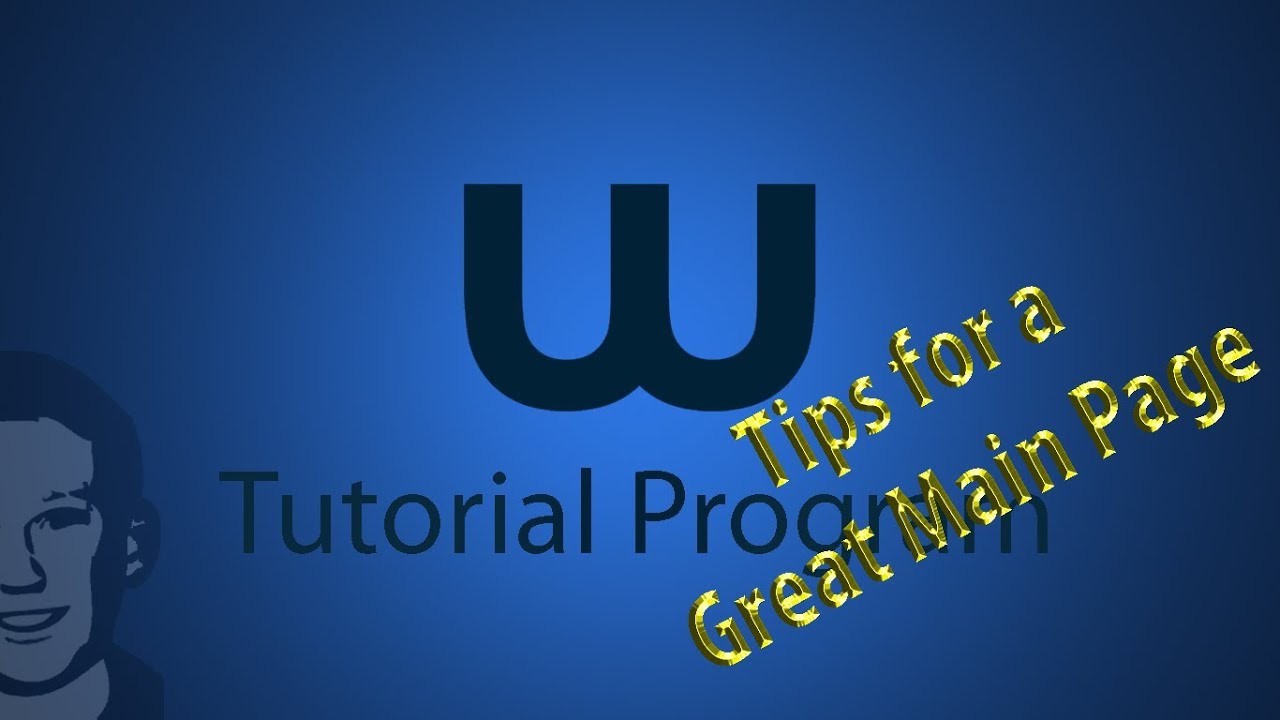 Wikia Tutorial Program Episode 2: Tips for a Great Main Page - YouTube