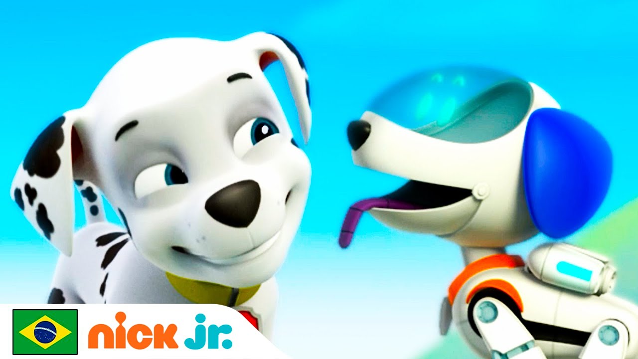 Patrulha Canina | Os filhotes salvam um robô-filhote selvagem! | Nick ...