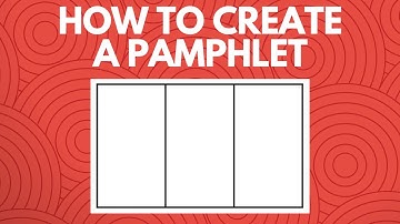 How to Make a Pamphlet on Google Docs
